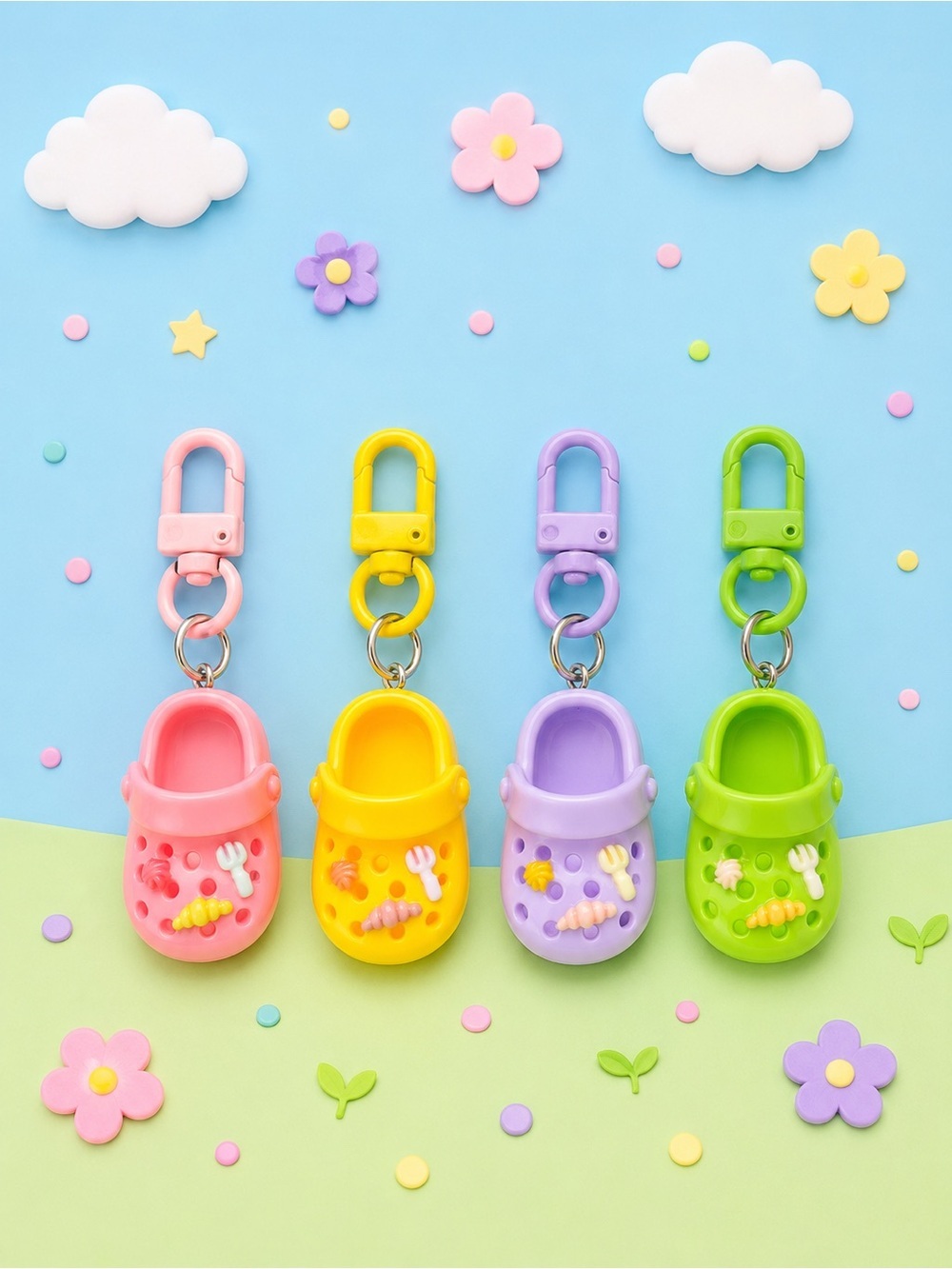 C- 4 croc charms set of 4